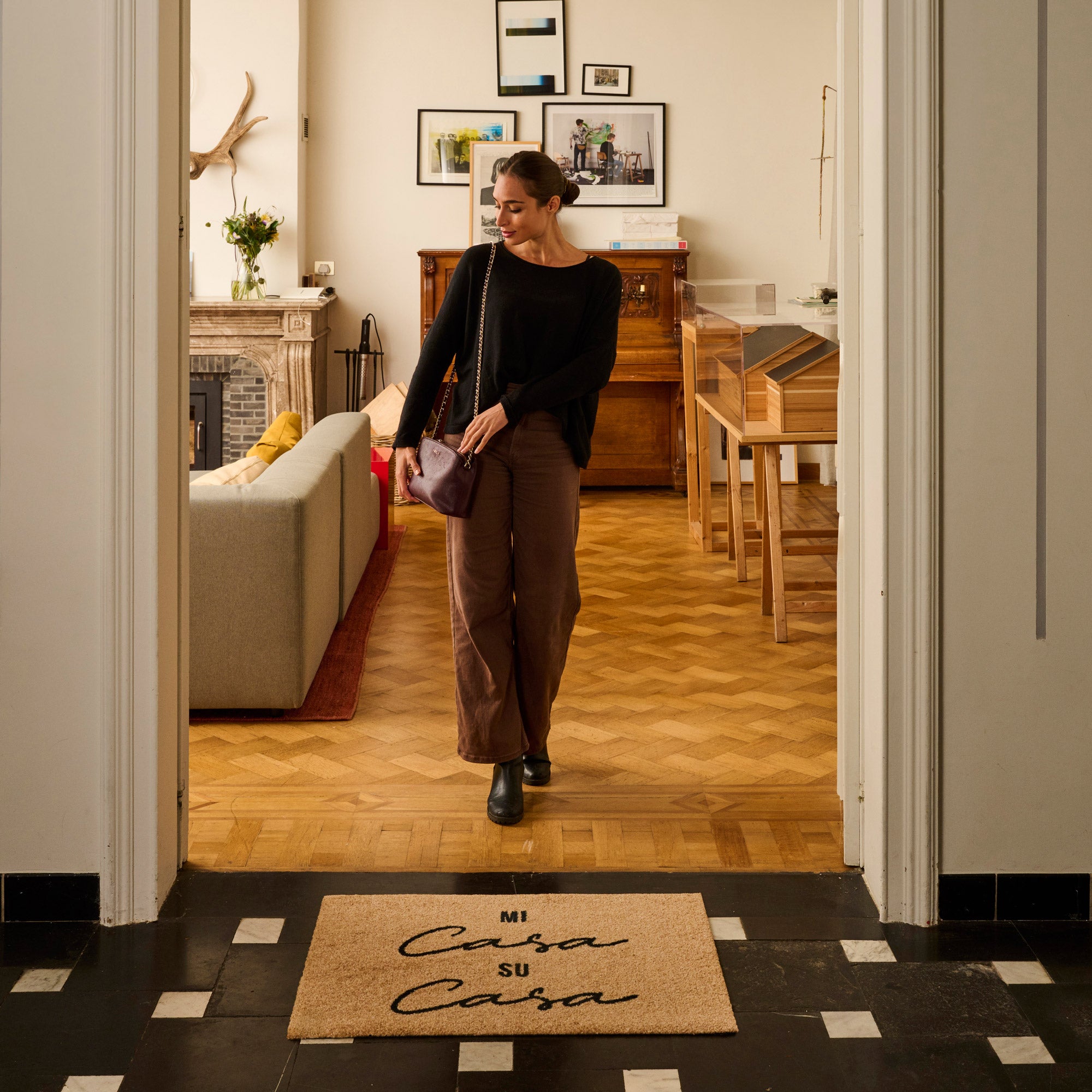 ColorStar Innen Fußmatte Mi Casa, Su Casa