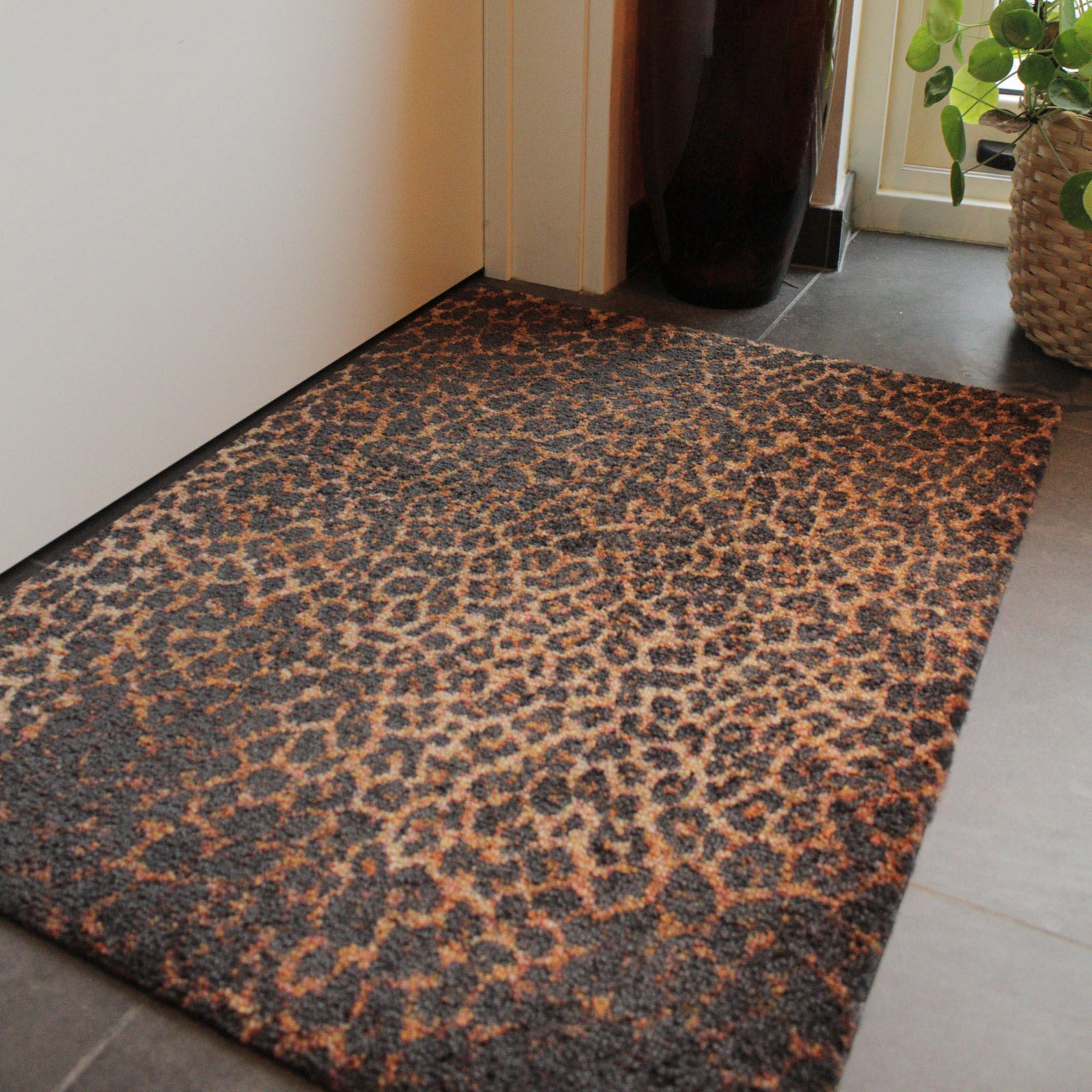 ColorStar Innen Fußmatte Leopard