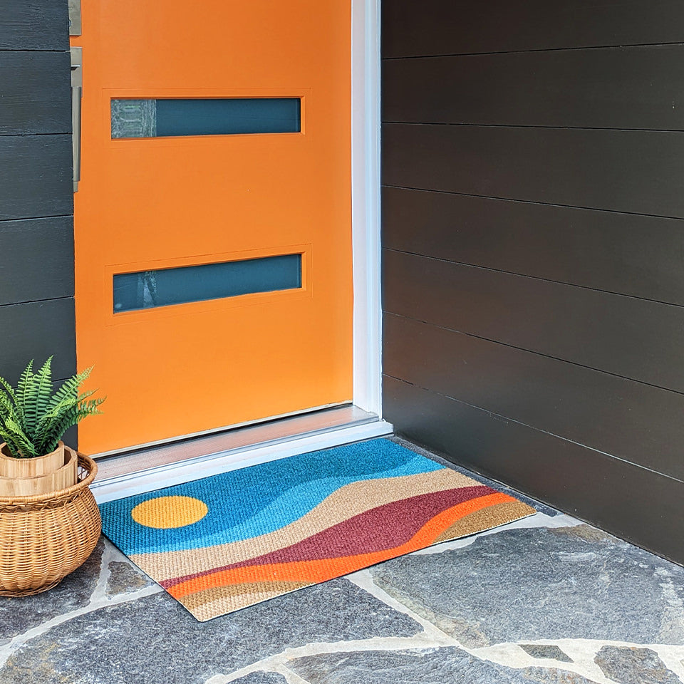 Neighburly Mountain Sunset Deurmat