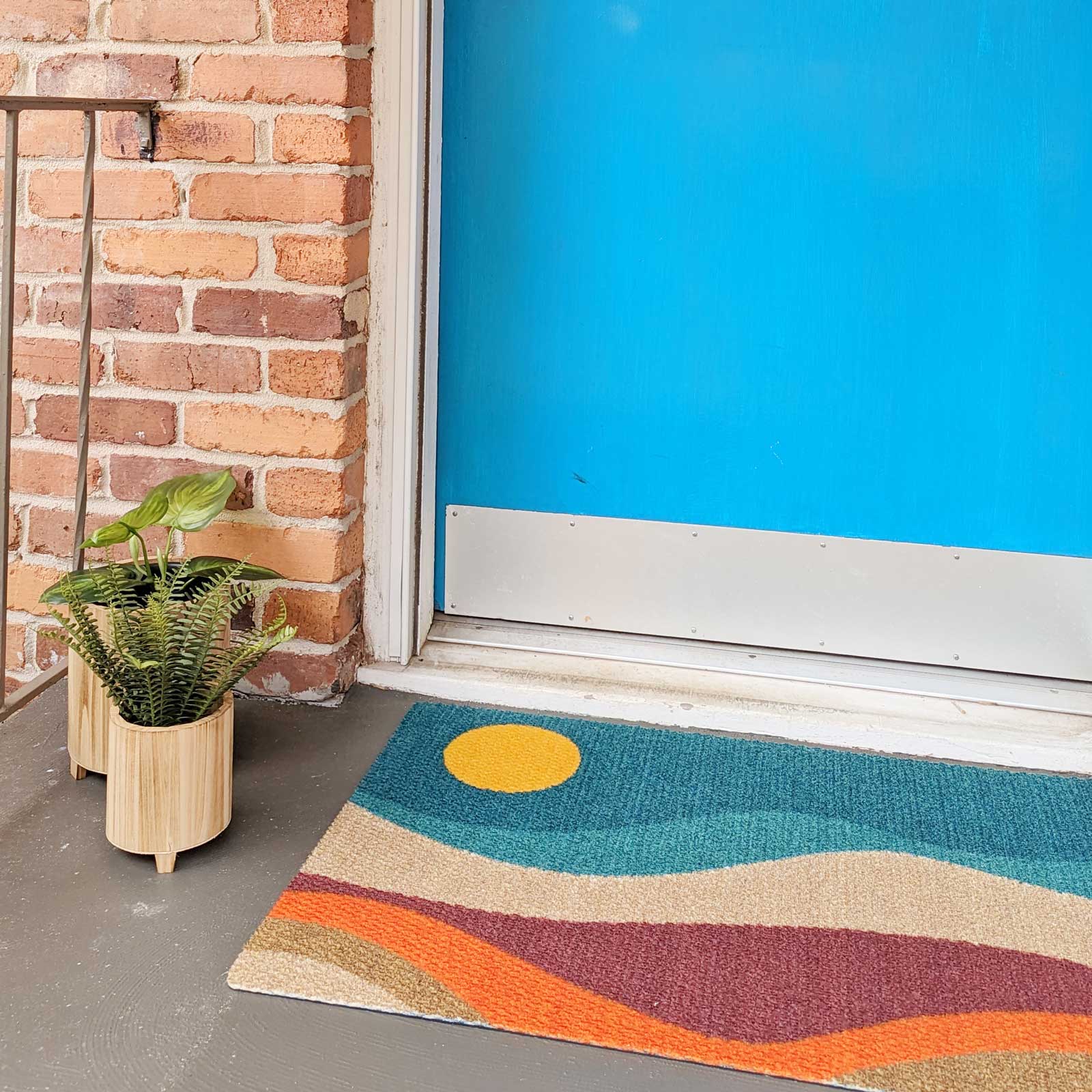 Neighburly Mountain Sunset Deurmat