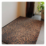 Tapis d'Entrée en Peluche ColorStar Léopard