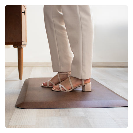 Tapis Anti-Fatigue Happy Feet En Cuir