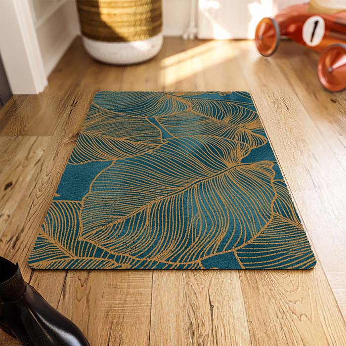 ColorStar Plush Doormat Botanique