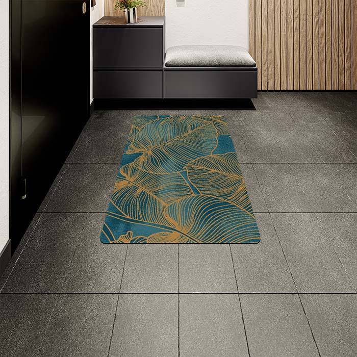 ColorStar Plush Doormat Botanique