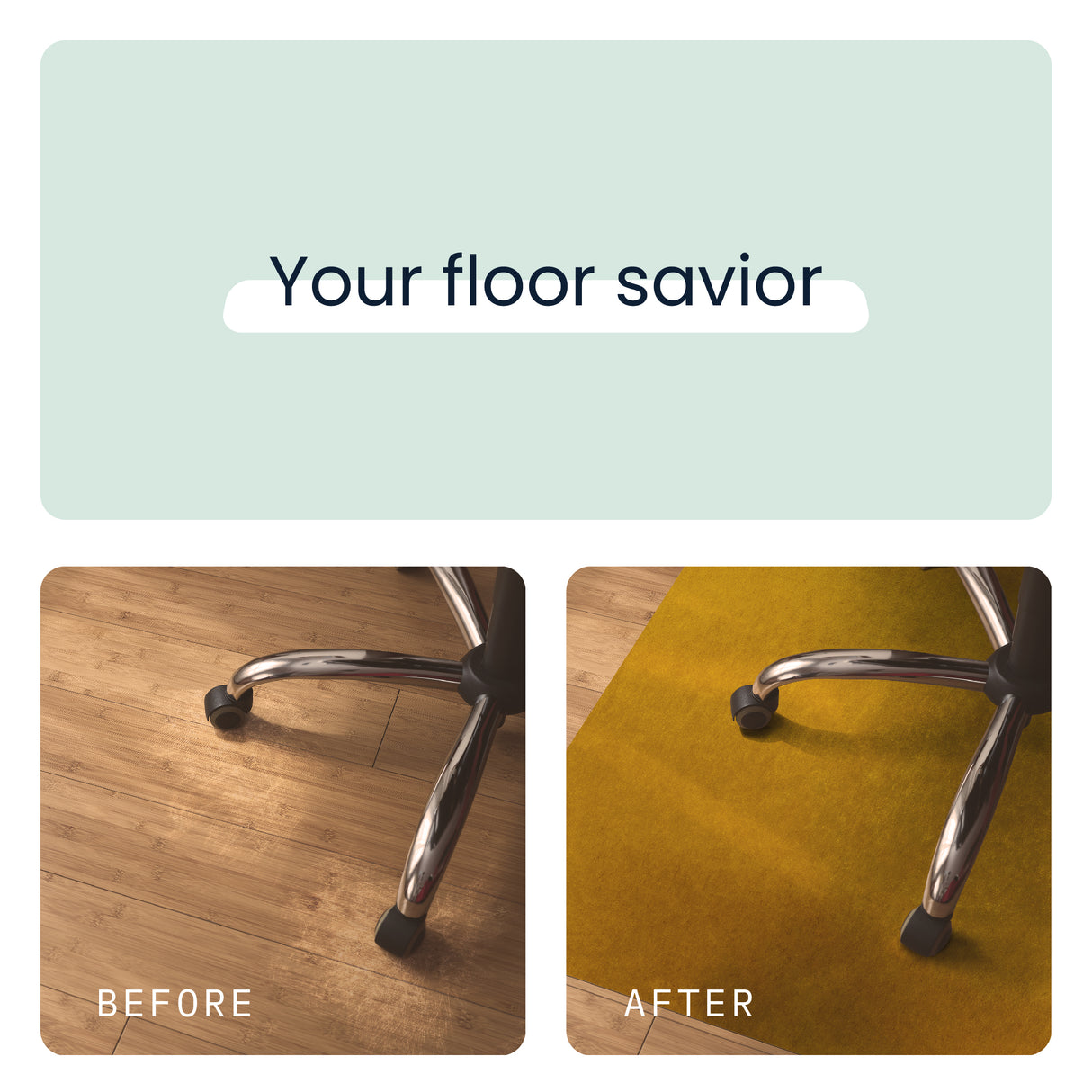 Office Chair Floor Protector Cuir