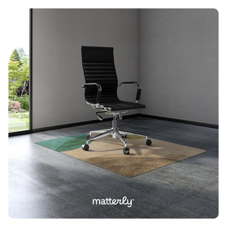 Tapis de Chaise de Bureau Olive