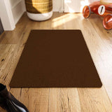 Tapis d'Entrée en Peluche ColorStar Terre