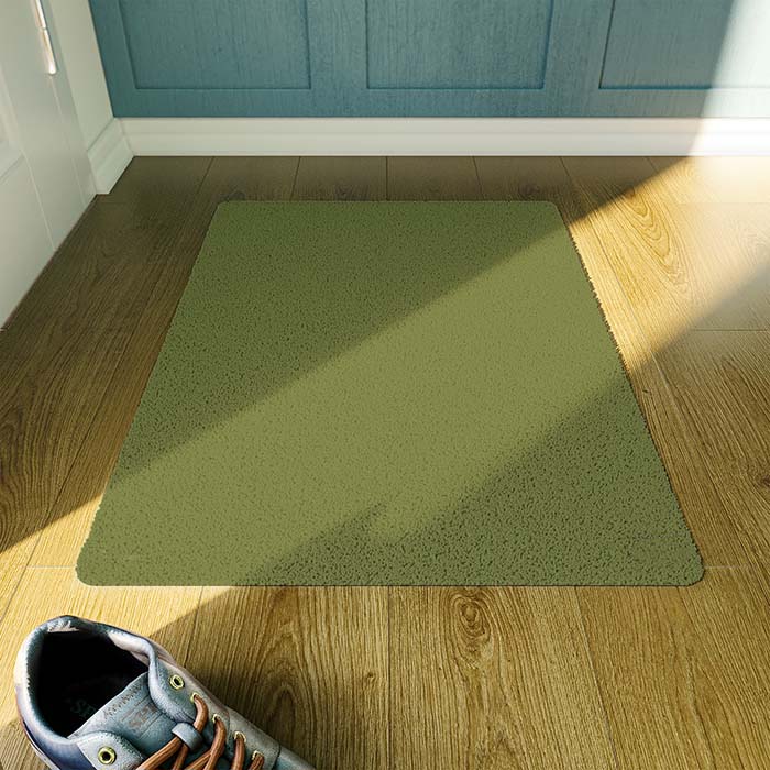 Tapis d'Entrée en Peluche ColorStar Terre