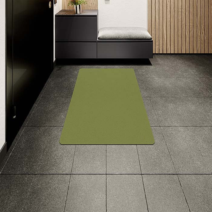 Tapis d'Entrée en Peluche ColorStar Terre