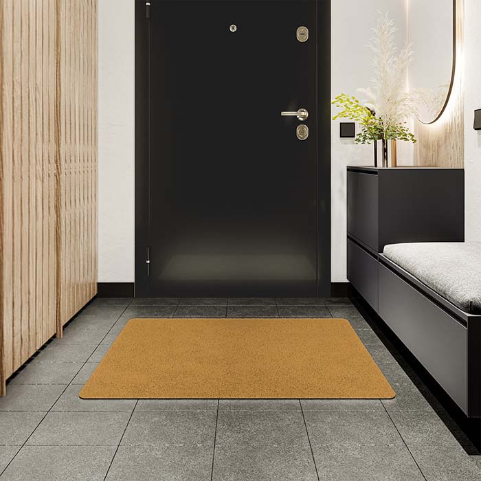 ColorStar Plush Doormat Terre