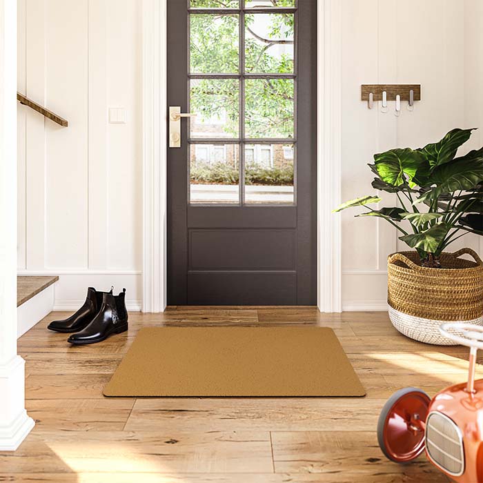 ColorStar Plush Doormat Terre