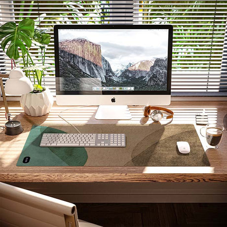 Washable Office Mouse Mat Olive